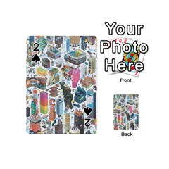 City Pattern Pixel Art Japan Playing Cards 54 Designs (mini) by Sarkoni