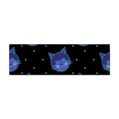 Vector Illustration Of Cat Animal Face Pattern Sticker (bumper) by Ndabl3x