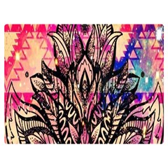 Aztec Flower Galaxy Two Sides Premium Plush Fleece Blanket (extra Small) by nateshop