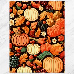 Thanksgiving Pattern Canvas 12  X 16  by Valentinaart
