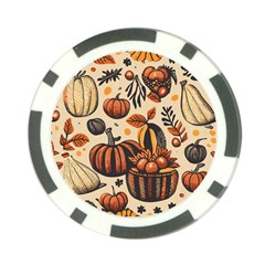 Thanksgiving Pattern Poker Chip Card Guard (10 Pack) by Valentinaart