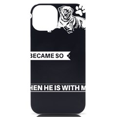 Best Friend T- Shirt Cool Dog Pet Saying T- Shirt (2) Yoga Reflexion Pose T- Shirtyoga Reflexion Pose T- Shirt Iphone 14 Black Uv Print Case by hizuto