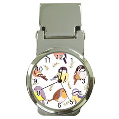 Birds Illustration T- Shirt Cute European Birds Illustration T- Shirt (1) Yoga Reflexion Pose T- Shirtyoga Reflexion Pose T- Shirt Money Clip Watches by hizuto