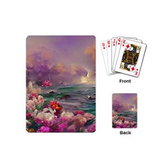 Abstract Flowers  Playing Cards Single Design (mini) by Internationalstore