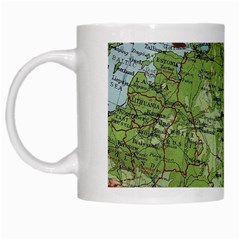 Map Earth World Russia Europe White Mug by Bangk1t