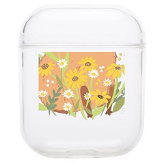 Capybara T- Shirt Cute Capybara With Daisy Flowers T- Shirt Yoga Reflexion Pose T- Shirtyoga Reflexion Pose T- Shirt Airpods 1/2 Case by hizuto