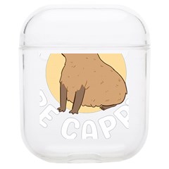 Capybara T- Shirt Cute Gentlemen Capybara T- Shirt Yoga Reflexion Pose T- Shirtyoga Reflexion Pose T- Shirt Airpods 1/2 Case by hizuto