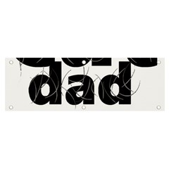 Cat Dad Gray Hair T- Shirt Cat Dad Gray Hair T- Shirt Yoga Reflexion Pose T- Shirtyoga Reflexion Pose T- Shirt Banner And Sign 6  X 2  by hizuto