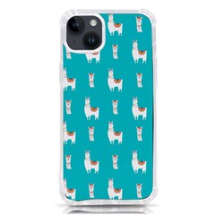 Lama Alpaca Animal Pattern Design Iphone 14 Plus Tpu Uv Print Case by Pakjumat