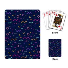 Scribble Pattern Texture Playing Cards Single Design (rectangle) by Pakjumat