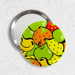 Fruit Food Wallpaper 2 25  Handbag Mirrors by Dutashop