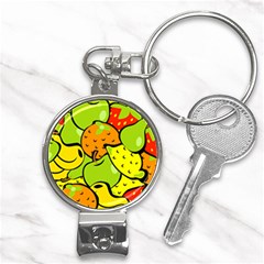 Fruit Food Wallpaper Nail Clippers Key Chain by Dutashop