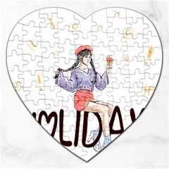 Holiday Jigsaw Puzzle (heart) by SychEva
