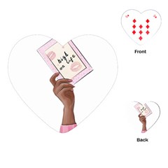 Hand 2 Playing Cards Single Design (heart) by SychEva