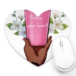 2 Heart Mousepad Front