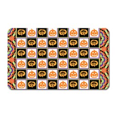 Lantern Chess Halloween Magnet (rectangular) by Pakjumat