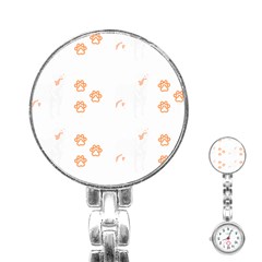Australian Shepherd T- Shirt Australian Shepherd Dog Pattern T- Shirt Stainless Steel Nurses Watch by EnriqueJohnson