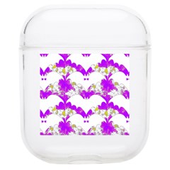 Bats Pattern T- Shirt White Bats And Bows Pink Yellow T- Shirt Airpods 1/2 Case by EnriqueJohnson