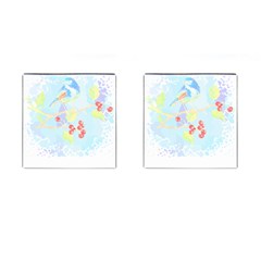 Bird Lover T- Shirtbird T- Shirt (15) Cufflinks (square) by EnriqueJohnson