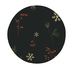 Festive Season Christmas Paper Mini Round Pill Box (pack Of 3) by uniart180623