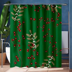 Christmas December Background Shower Curtain 60  X 72  (medium)  by uniart180623