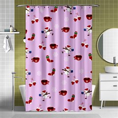 Christmas Xmas Background Design Pattern Shower Curtain 48  X 72  (small)  by uniart180623