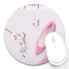 Shoes Round Mousepad by SychEva