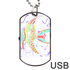 Fishing Lover T- Shirtfish T- Shirt (5) Dog Tag Usb Flash (two Sides) by EnriqueJohnson