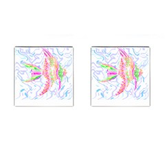 Fishing Lover T- Shirtfish T- Shirt Cufflinks (square) by EnriqueJohnson