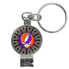 Gratefuldead Grateful Dead Pattern Nail Clippers Key Chain by Sarkoni