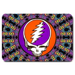 Gratefuldead Grateful Dead Pattern Large Doormat by Sarkoni