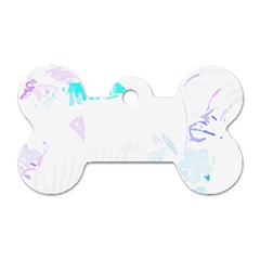 Hawaii T- Shirt Hawaii Beautiful Pattern T- Shirt Dog Tag Bone (two Sides) by EnriqueJohnson