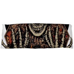 Gray And Multicolored Skeleton Illustration Body Pillow Case (dakimakura) by uniart180623