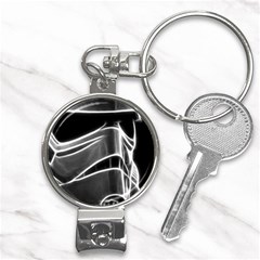 Stormtroopers Sci Fi Mask Nail Clippers Key Chain by uniart180623