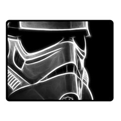 Stormtroopers Sci Fi Mask Two Sides Fleece Blanket (small) by uniart180623