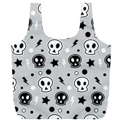 Skull-pattern- Full Print Recycle Bag (xxxl) by Ket1n9
