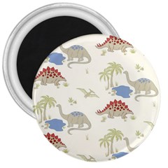 Dinosaur Art Pattern 3  Magnets by Ket1n9