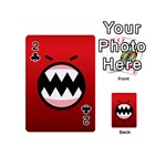 Funny Angry Playing Cards 54 Designs (Mini) Front - Club2