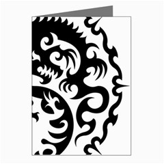 Ying Yang Tattoo Greeting Cards (pkg Of 8) by Ket1n9