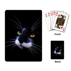 Face Black Cat Playing Cards Single Design (rectangle) by Ket1n9