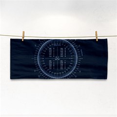 Minimalistic Knowledge Mathematics Trigonometry Hand Towel by Ket1n9
