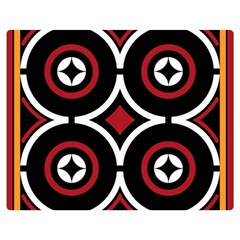 Toraja Pattern Ne limbongan Two Sides Premium Plush Fleece Blanket (medium) by Ket1n9