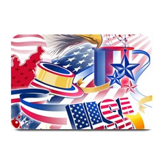 United States Of America Usa  Images Independence Day Plate Mats by Ket1n9