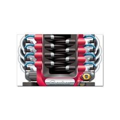 Car Engine Sticker (rectangular) by Ket1n9