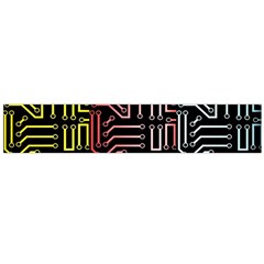 Circuit Board Seamless Patterns Set Large Premium Plush Fleece Scarf  by Ket1n9