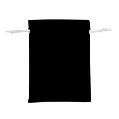 Black Lightweight Drawstring Pouch (l) by Ket1n9