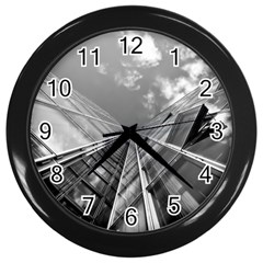 Architecture-skyscraper Wall Clock (black) by Ket1n9