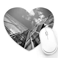 Architecture-skyscraper Heart Mousepad by Ket1n9