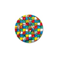 Snakes And Ladders Golf Ball Marker by Ket1n9