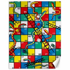 Snakes And Ladders Canvas 12  X 16  by Ket1n9